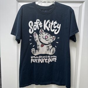 Big Bang‎ Theory T-Shirt Unisex Large Soft Kitty Little Ball Fur Sheldon Cooper